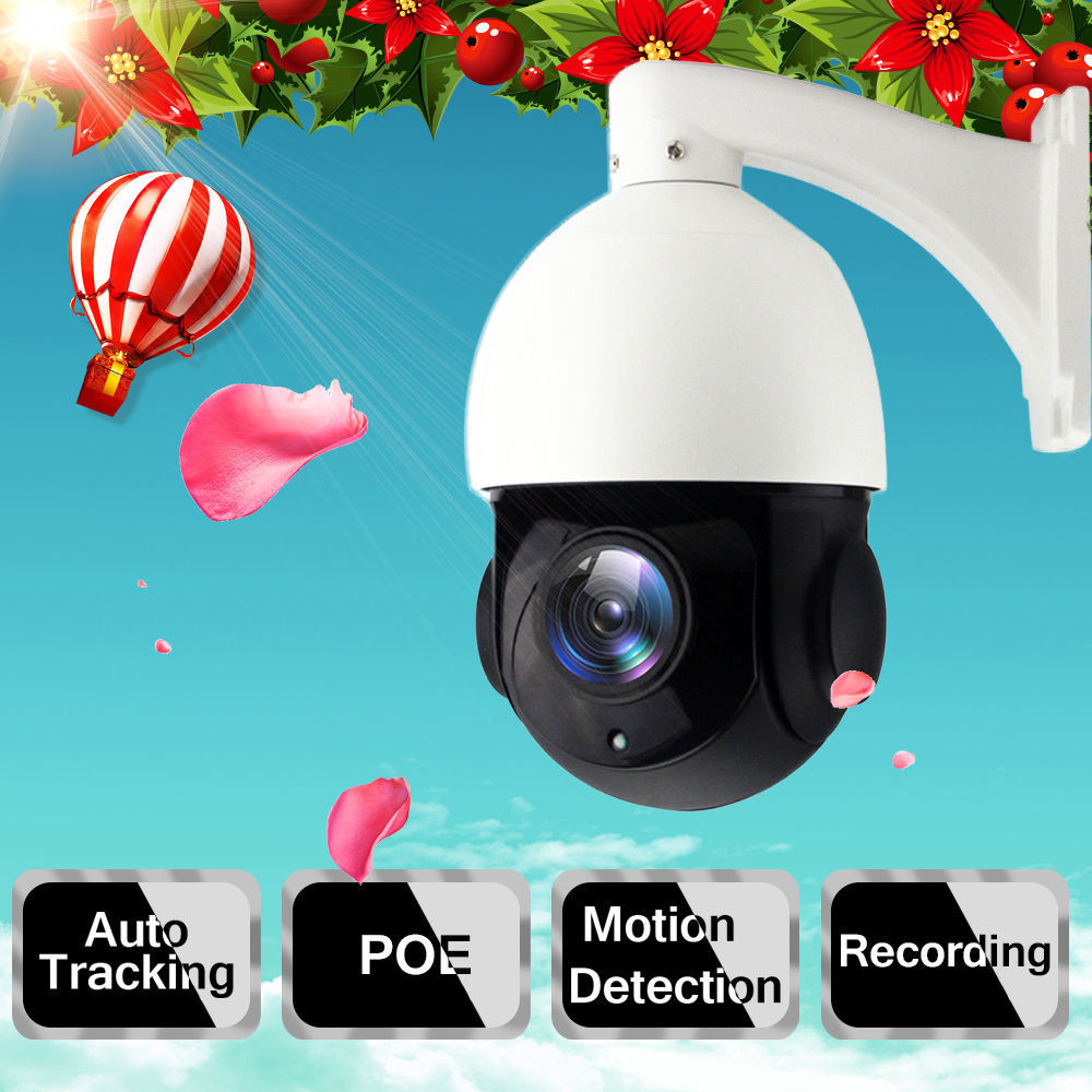 20X Zoom Auto Tracking Full HD 1080P 2.0MP POE PTZ IP Camera CMOS Outdoor