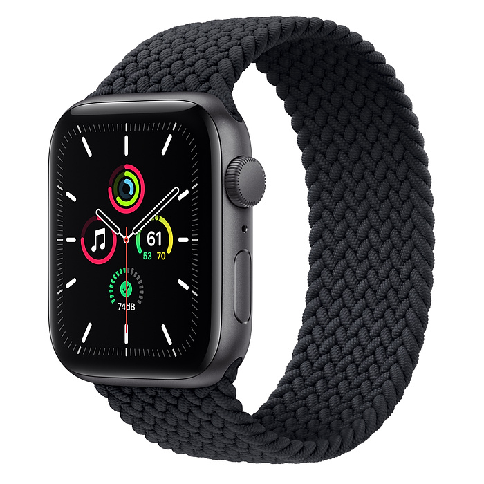 Compre Apple Watch SE 44mm (GPS) Space Gray Aluminum Case with Braided
