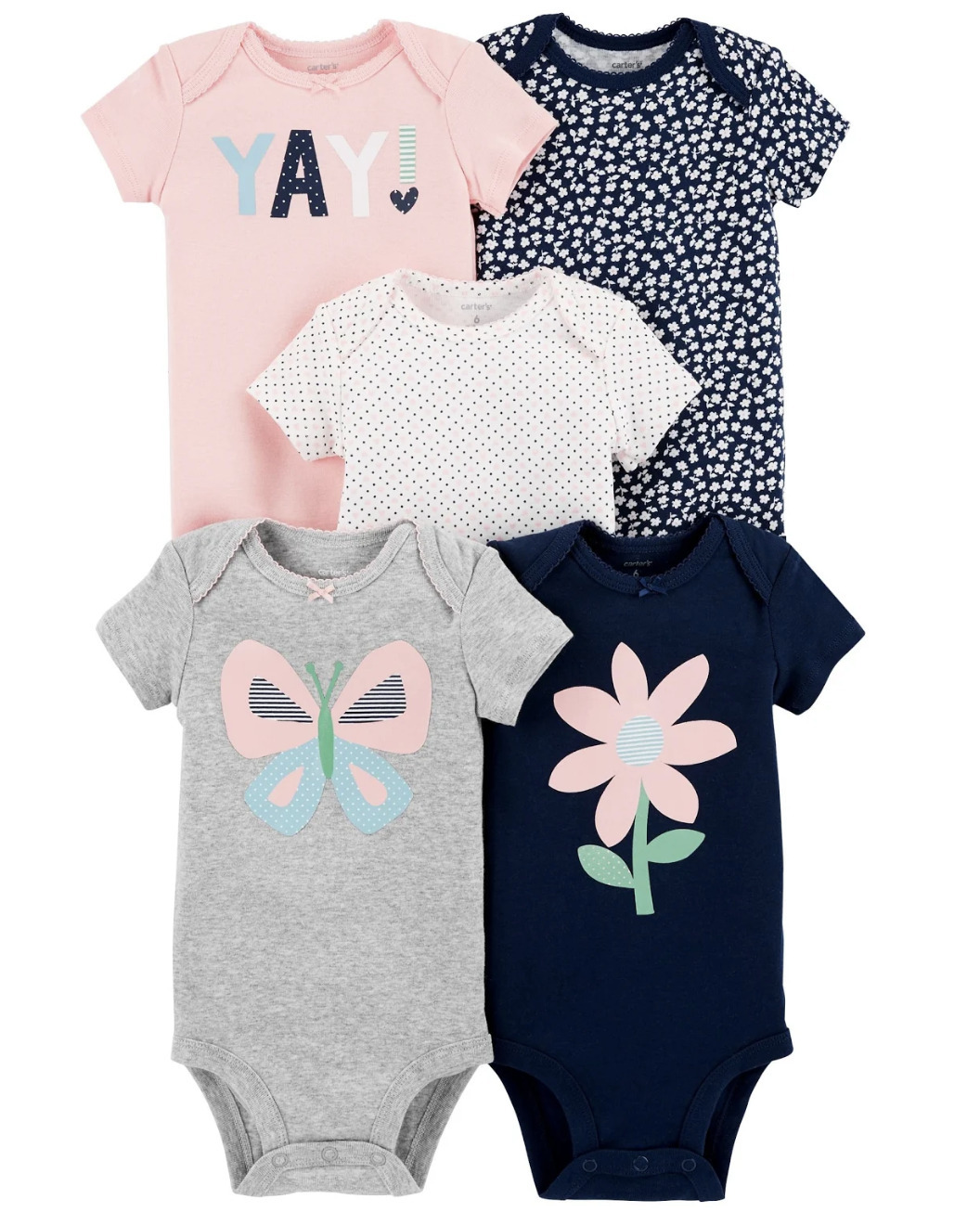 Compre Carter's 5pack baby Bodysuits Grabr Entregas P2P Internacional