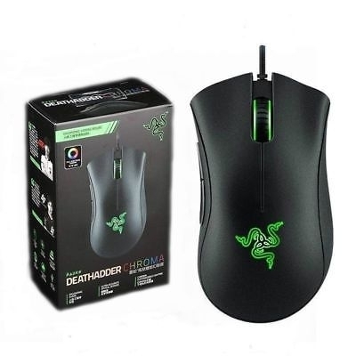 For Razer Hand Gaming Mouse DeathAdder Chroma 3500DPI Gaming USB Wired Mouse 