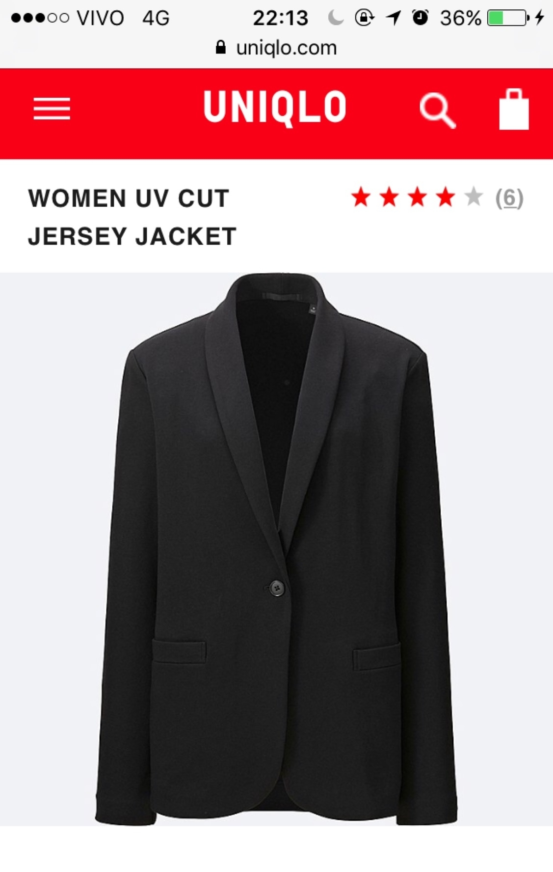 Uniqlo uv cut jersey jacket Clearance