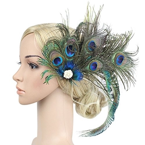 Peacock headpiece costume clearance