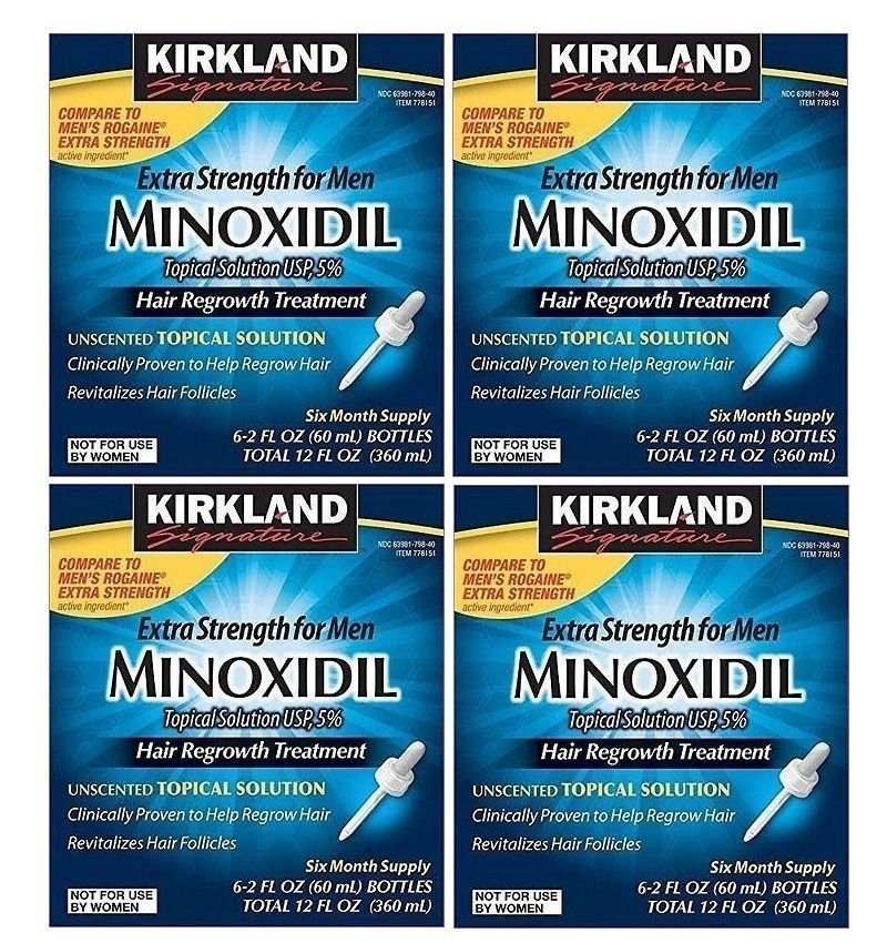 Request 24 Months Kirkland Minoxidil 5 Mens Hair Loss Regrowth