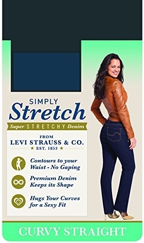 levi signature curvy straight jeans